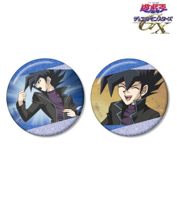 万丈目準 場面写グリッター缶バッジ2個セット