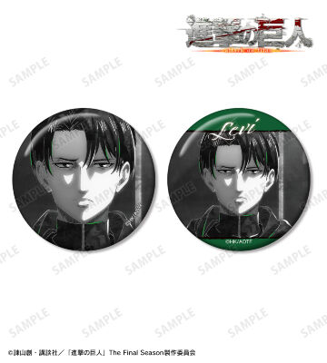 リヴァイ Ani-Art BLACK LABEL 第2弾 缶バッジ2個セット