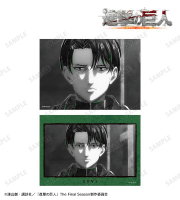 リヴァイ Ani-Art BLACK LABEL 第2弾 ブロマイド2枚セット