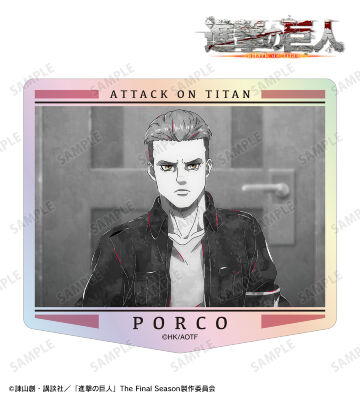 ポルコ Ani-Art BLACK LABEL 第2弾 オーロラダイカットステッカー