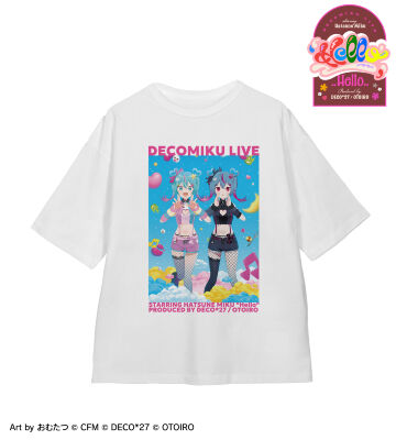 デコミク LIVE 2026『Hello』キービジュアル BIGシルエットTシャツ