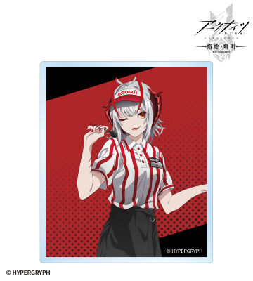 描き下ろし W アクティビティスタッフver. アクリルカード