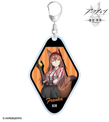 描き下ろし フランカ アクティビティスタッフver. BIGアクリルキーホルダー