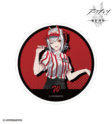 描き下ろし W アクティビティスタッフver. ダイカットステッカー