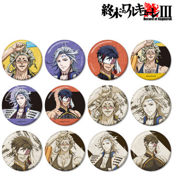 描き下ろし トレーディンググリッター缶バッジ