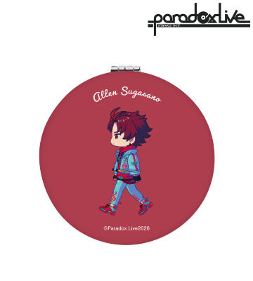 朱雀野 アレン ちびとこ 丸型折りたたみミラー