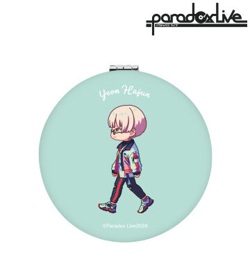 燕 夏準 ちびとこ 丸型折りたたみミラー