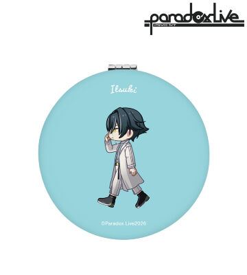 イツキ ちびとこ 丸型折りたたみミラー