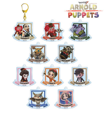 トレーディングアクリルキーホルダー