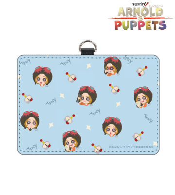 パペットトレイシー ネックストラップ付き2ポケットパスケース