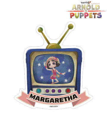 パペットマルガレータ ダイカットステッカー