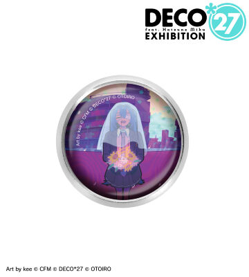 モニタリング ガラスマグネットバッジ ver.B