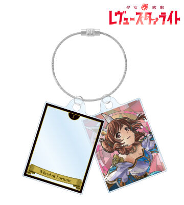 愛城 華恋 Aure Glass 2連ワイヤーアクリルキーホルダー