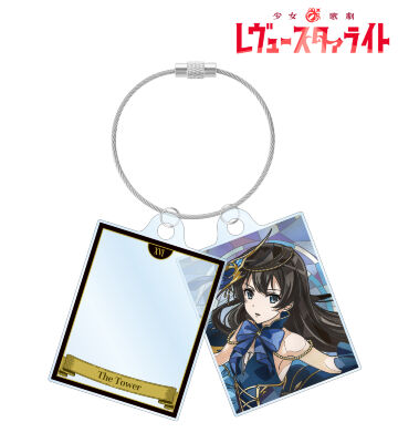 神楽 ひかり Aure Glass 2連ワイヤーアクリルキーホルダー