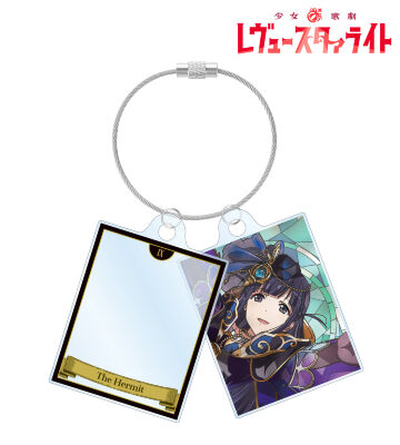 露崎 まひる Aure Glass 2連ワイヤーアクリルキーホルダー