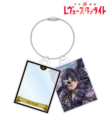 巴 珠緒 Aure Glass 2連ワイヤーアクリルキーホルダー