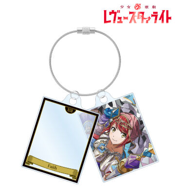 叶 美空 Aure Glass 2連ワイヤーアクリルキーホルダー