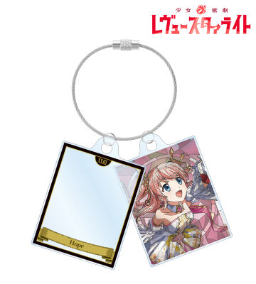 野々宮 ララフィン Aure Glass 2連ワイヤーアクリルキーホルダー