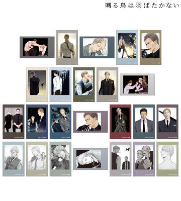 トレーディングインスタントカメラ風イラストカード3枚セット