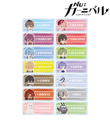 トレーディング ドット絵 アクリルネームプレート