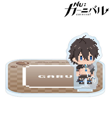 ガル ドット絵 アクリルスタンド付きコースター