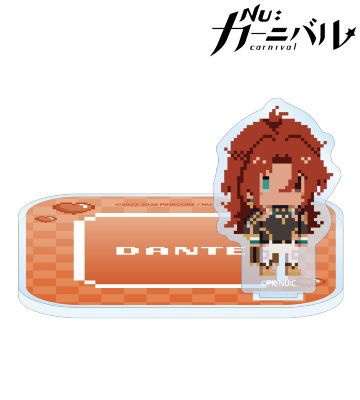 エンテン ドット絵 アクリルスタンド付きコースター