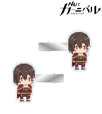 八雲 ドット絵 アクリルヘアクリップ2個セット