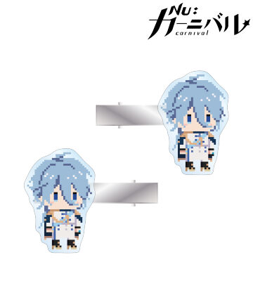 エドモンド ドット絵 アクリルヘアクリップ2個セット