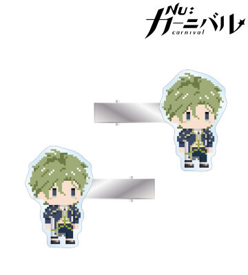 オリビン ドット絵 アクリルヘアクリップ2個セット