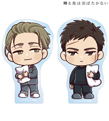 矢代&百目鬼 ちびキャラ ナイトウェアver. ダイカットステッカー2個セット