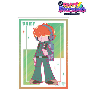 ブリーフ Ani-Art clear label A3マット加工ポスター