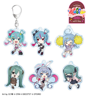 ちびキャラ Art by ろづ希 トレーディングアクリルキーホルダー