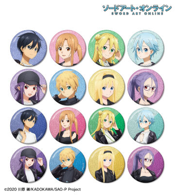 描き下ろし ライダースジャケットver. トレーディンググリッター缶バッジ