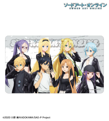 描き下ろし 集合 ライダースジャケットver. マルチデスクマット