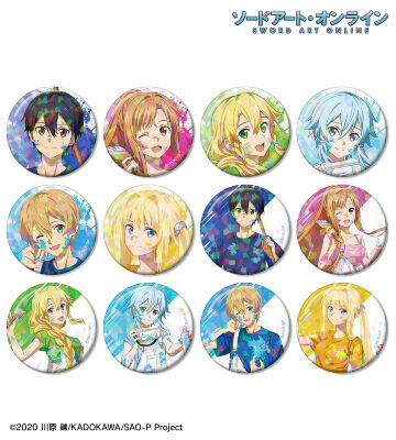 描き下ろし ペイントスタイルver. トレーディングホログラム缶バッジ