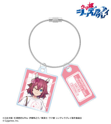 サクラチヨノオー 2連ワイヤーアクリルキーホルダー POP UP SHOP in マルイ