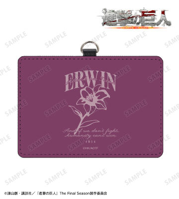 エルヴィン ar-Unity ネックストラップ付き2ポケットパスケース