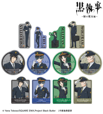 描き下ろし 駅員ver. トレーディングダイカットステッカー