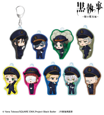 トレーディング ちびキャラ 駅員ver. アクリルキーホルダー