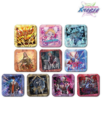 トレーディング角丸スクエア缶バッジ