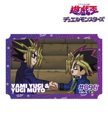 闇遊戯＆武藤遊戯 ゆるコマ ダイカットステッカー