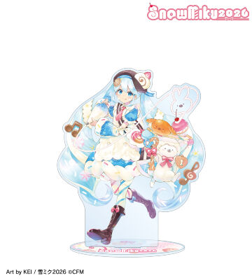SNOW MIKU 2026 雪ミク Art by KEI BIGアクリルスタンド