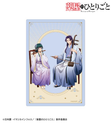 描き下ろし 猫猫&壬氏 演奏ver. ダイカットステッカー