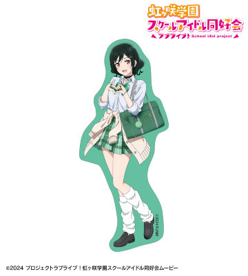 描き下ろし 三船栞子 ギャル制服ver. ダイカットステッカー