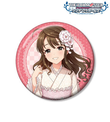 描き下ろし 奥山沙織 レース着物ver. 100mm缶バッジ