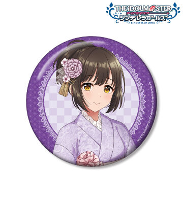 描き下ろし 鷹富士茄子 レース着物ver. 100mm缶バッジ