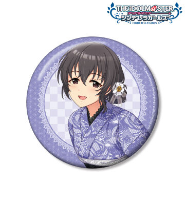 描き下ろし 藤原肇 レース着物ver. 100mm缶バッジ