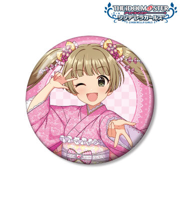 描き下ろし 横山千佳 レース着物ver. 100mm缶バッジ