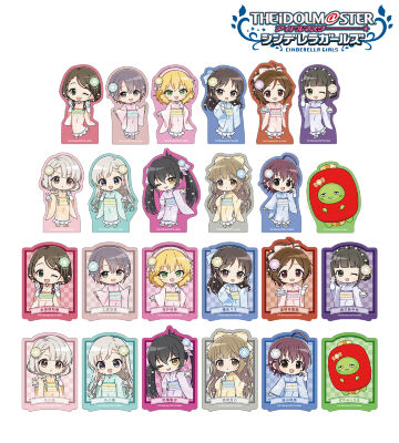 トレーディング ちびキャラ レース着物ver. ダイカットステッカー