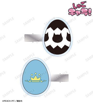 ヨル＆キセキ ar-Unity モチーフ柄 アクリルヘアクリップ2個セット